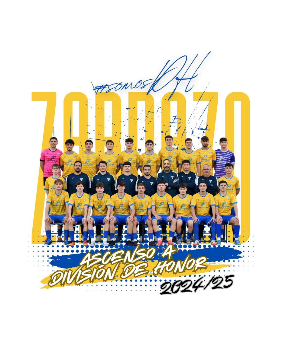 💛 𝐒𝐎𝐌𝐎𝐒 𝐃𝐇  💪🏼

Ascenso a División de Honor 2024/25. 

#CanteraUDT #MeQuedoContigo