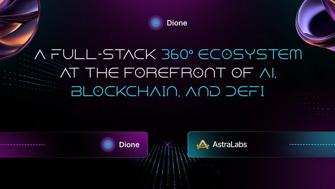 A partnership between $ASTRA and $DIONE is a great thing to be seen 👀

<a href="/AstraLabs_Inc/">AstraLabs Inc.</a> is a powerhouse of AI in crypto, and <a href="/DioneProtocol/">Dione Protocol</a> is another powerhouse of clean energy through blockchain tech