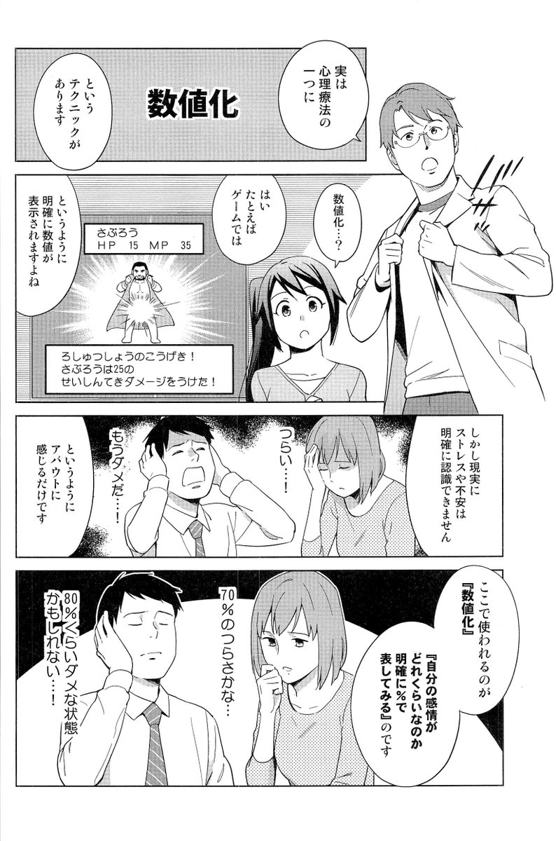 落ち込んだときは【自分の状況を数値化する】ことが重要というライフハック。 