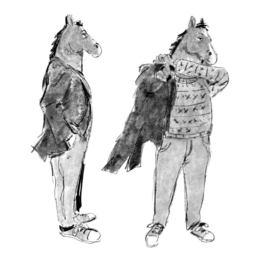 Since y’all were loving the recent bojack sketch, here’s a oldie from last year