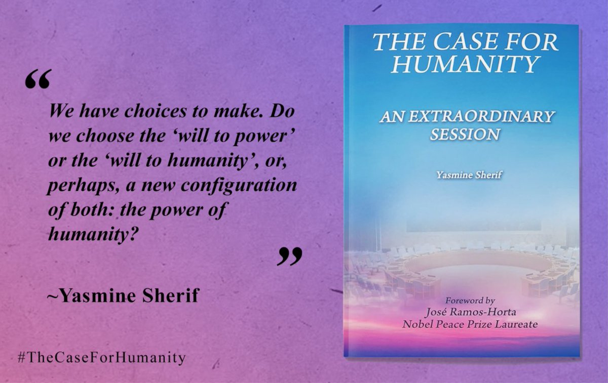 Education Cannot Wait (@educannotwait) on Twitter photo "We have choices to make. Do we choose the ‘will to power’ or the ‘will to humanity’, or, perhaps, a new configuration of both: the power of humanity?”~
<a href="/YasmineSherif1/">Yasmine Sherif</a>
The time for #TheCaseForHumanity is NOW.
<a href="/UN/">United Nations</a> <a href="/CaseforHumanity/">The Case 4 Humanity</a> #222MillionDreams✨📚 "We have choices to make. Do we choose the ‘will to power’ or the ‘will to humanity’, or, perhaps, a new configuration of both: the power of humanity?”~
<a href="/YasmineSherif1/">Yasmine Sherif</a>
The time for #TheCaseForHumanity is NOW.
<a href="/UN/">United Nations</a> <a href="/CaseforHumanity/">The Case 4 Humanity</a> #222MillionDreams✨📚