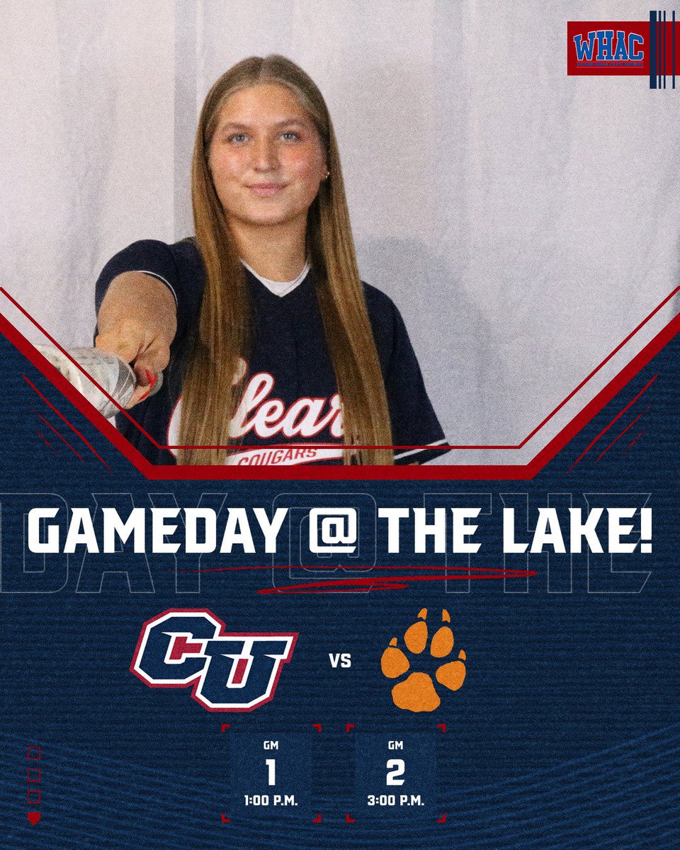 GAMEDAY! 

🆚 Lourdes
🏟️ Lake Trust Stadium 
⏰ 1 &amp; 3 P.M.
📊 clearycougars.com/sports/sball/2…
🎥 portal.stretchinternet.com/cleary/

#scratchandclaw