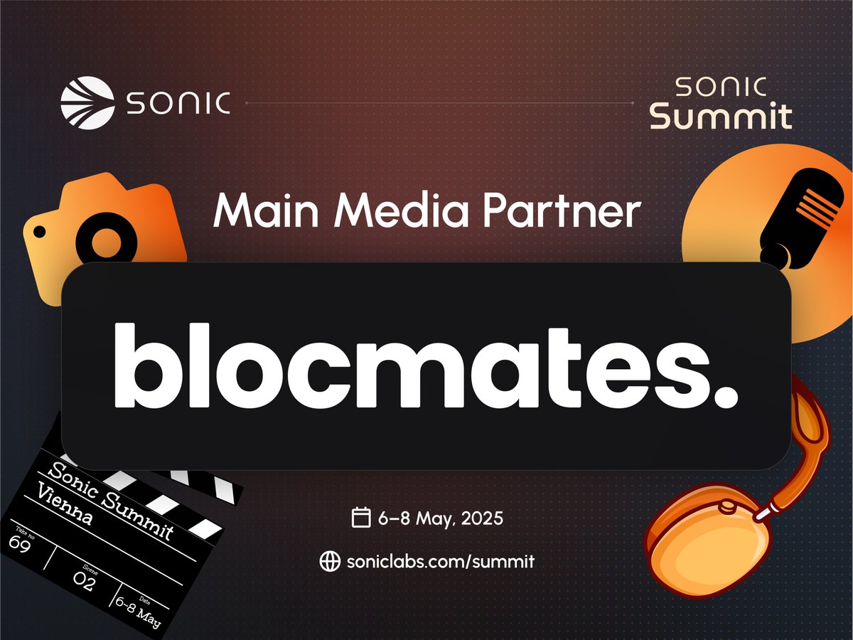 Sonic Labs (@soniclabs) on Twitter photo What do Mozart, schnitzel, and <a href="/blocmatesdotcom/">blocmates.</a> have in common?
They all cooked in Vienna. Blocmates is joining as our main media partner to make Summit extra special:
🍺 Podcasts over beers
🎤 Unfiltered interviews
🎬 Movies in historic 1912 cinemas
🎟️ soniclabs.com/summit What do Mozart, schnitzel, and <a href="/blocmatesdotcom/">blocmates.</a> have in common?
They all cooked in Vienna. Blocmates is joining as our main media partner to make Summit extra special:
🍺 Podcasts over beers
🎤 Unfiltered interviews
🎬 Movies in historic 1912 cinemas
🎟️ soniclabs.com/summit