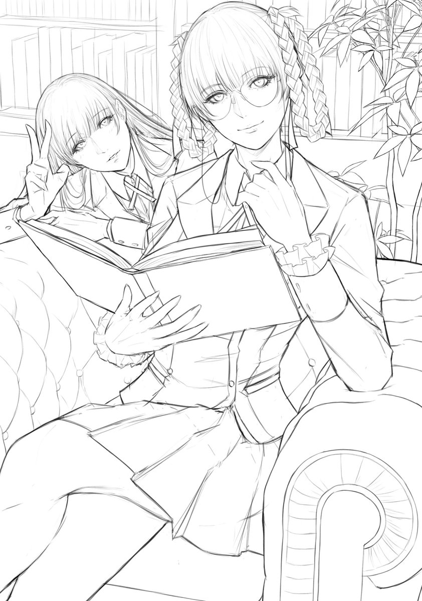 Mn2wQ4Ct1e5u0N5's tweet photo. きらりり(仮)の大まかな線画まで🫠
#賭ケグルイ #kakegurui https://t.co/QUKzffp4T6