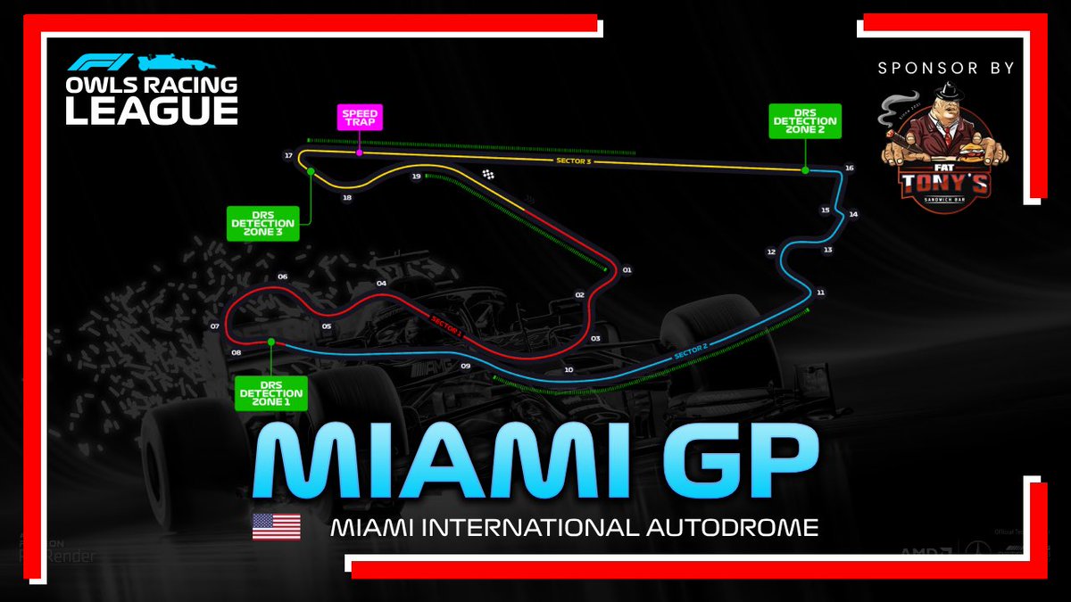 OWLSEsportsX's tweet photo. HAPPY SUNDAY ☀️

ITS RACE DAY FOR THE OWLS🏁
This week they run through Miami 🌴

🚨The OWLS RACING LEAGUE is live from 8pm via Twitch!⚡️

🔗https://t.co/DFvSuXy3E7 📺

#OWLSRACING 🏎️  #OWLSESPORTS 🦉#OWLSCOMMUNITY 🌍#OWLSINTERACTIVE ⚡️ https://t.co/FtPYqV91NO