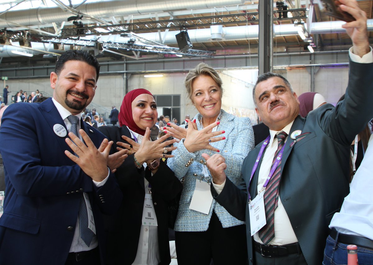 Education Cannot Wait (@educannotwait) on Twitter photo ✨Productive & inspiring #GDS2025!
#ECW's <a href="/YasmineSherif1/">Yasmine Sherif</a> met with partners from across the globe at <a href="/GDS_Disability/">Global Disability Summit</a> to reaffirm our shared commitment to disability-inclusive education in emergencies & protracted crisis.
Together, we will continue working to ensure no child ✨Productive & inspiring #GDS2025!
#ECW's <a href="/YasmineSherif1/">Yasmine Sherif</a> met with partners from across the globe at <a href="/GDS_Disability/">Global Disability Summit</a> to reaffirm our shared commitment to disability-inclusive education in emergencies & protracted crisis.
Together, we will continue working to ensure no child