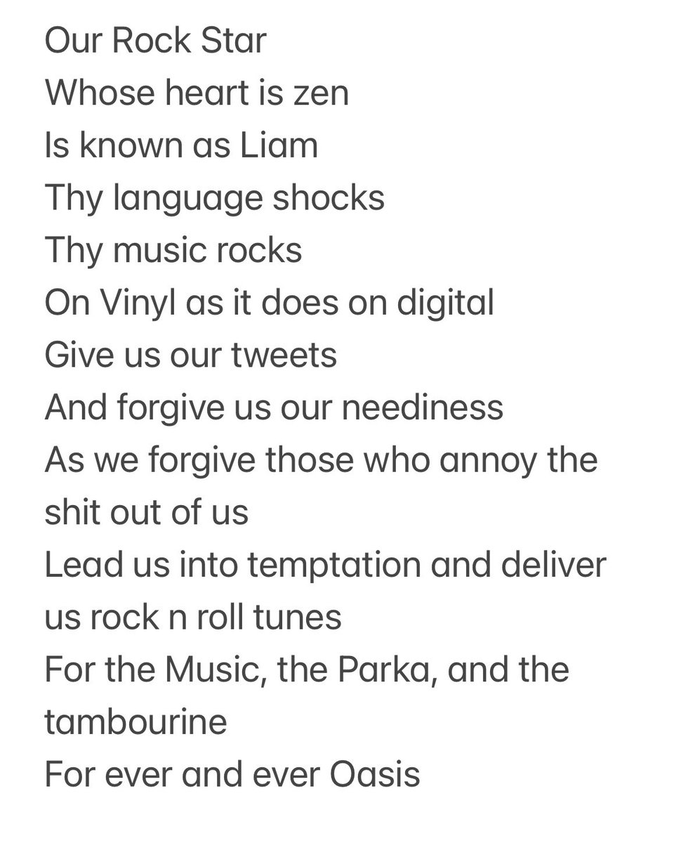 CJBolding's tweet image. My Rock n Roll Liam prayer. I say this every night before going to sleep 🙏🏻
