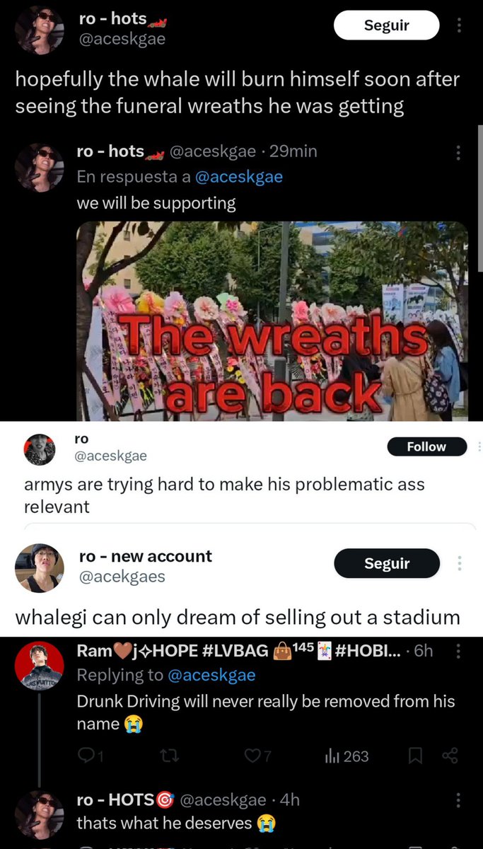 🚨 MASS REPORT 🚨 
Some fans are boosting tweets from Suga antis who’ve said really nasty stuff about him. Please report this account and avoid giving it any attention. Also, you don’t see big army accounts calling them out for being so awful.. in fact, some even support those