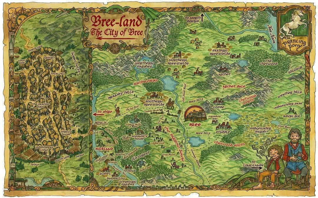 BeautyOfArda's tweet image. Maps of Middle earth 
🎨Moreno Paissan