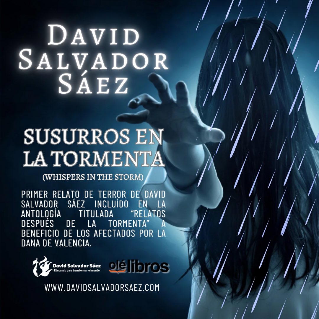 davidalzira's tweet photo. 👉🏻𝗣𝗿𝗶𝗺𝗲𝗿 𝗿𝗲𝗹𝗮𝘁𝗼 𝗱𝗲 𝘁𝗲𝗿𝗿𝗼𝗿 𝘆 𝗺𝗶𝘀𝘁𝗲𝗿𝗶𝗼.

📌Incluído en la antología “Retales después de la tormenta”.
📌Editado y publicado por @Olelibros 

✔️Antología ya disponible en todas las librerías de España y plataformas digitales.

#davidsalvadorsáez https://t.co/99iyDSD8yi