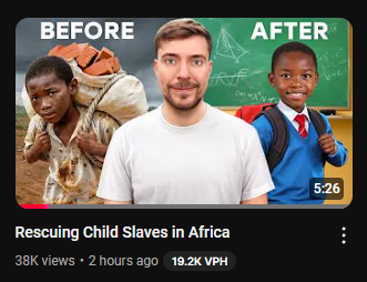 Mr Beast's new Thumbnail is Insane.