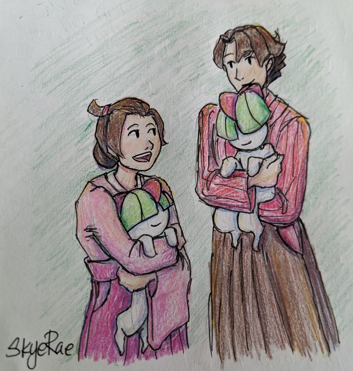 skyedancer_rae's tweet image. TGAA Pokemon AU. I think Susato & Kazuma should catch a pair of Raltses together. (Susato's evolves into a Gardevoir & Kazuma's into a Gallade.) Also, I think Iris would love grass Pokemon. She wants to take them all home. Please, Hurley?