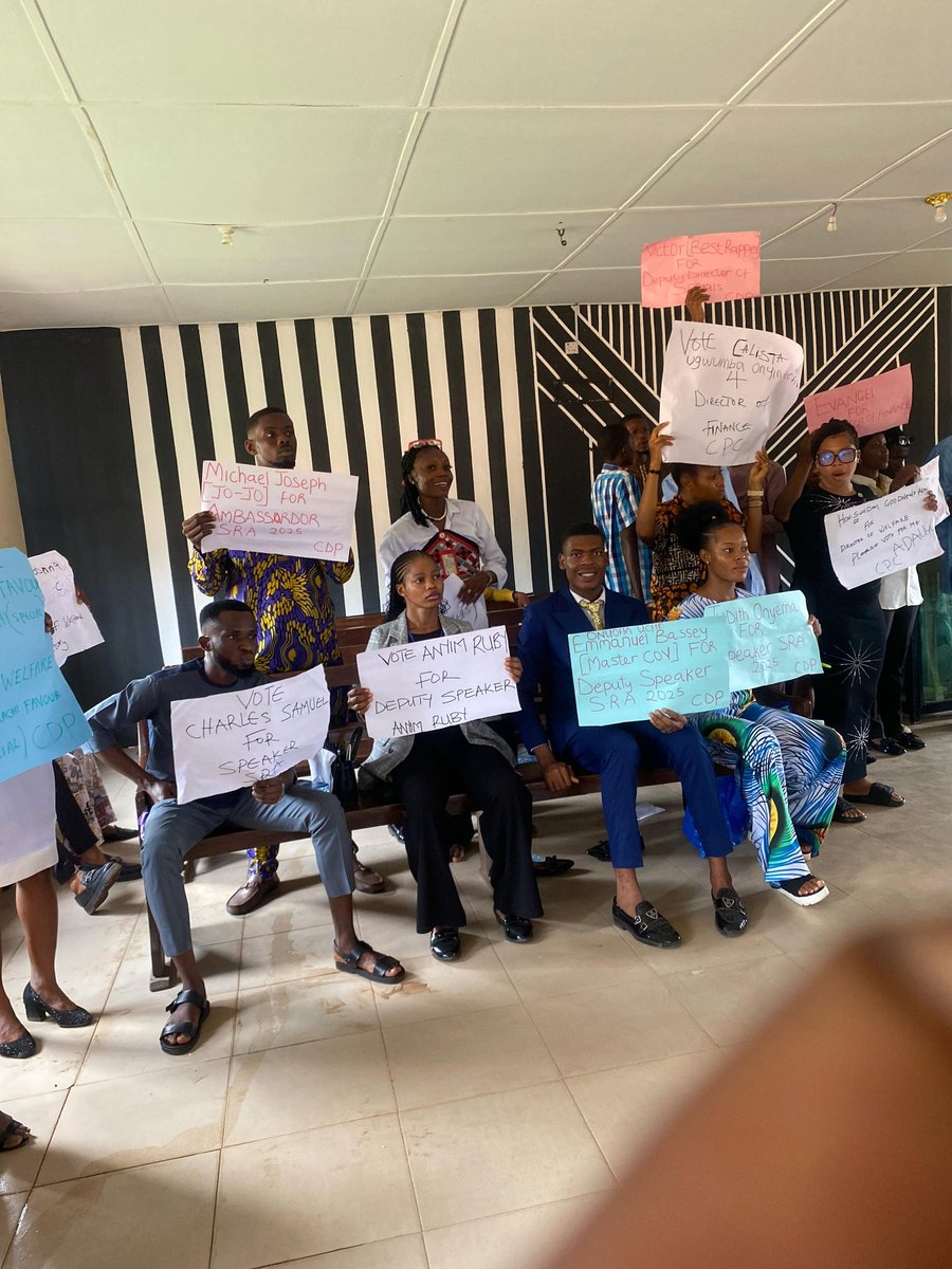 CovpolyNg's tweet photo. Student voices matter! 🗳️👌

Covenant Polytechnic's SRA election saw students exercising their leadership skills &amp; choosing their leaders. Looking forward to the positive changes our new leaders will bring!🥳🎉

#SRA #StudentLeadership #CovenantPolytechnic https://t.co/LE8rd6r22j