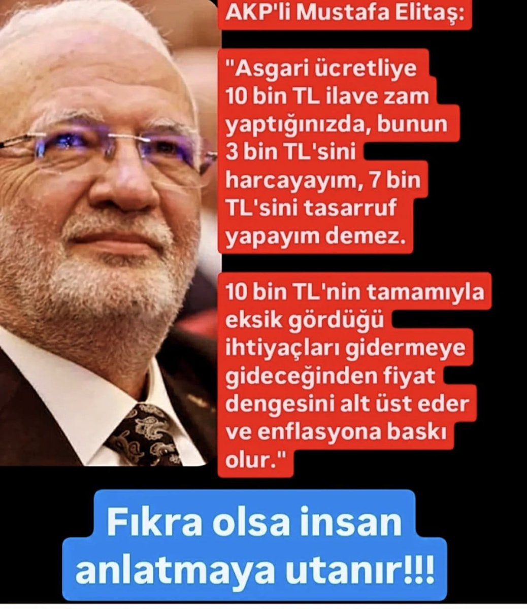 Emekliye 14.469 lira maaş verirken 
utanmadınız 

Kira ortalaması 25 bin 

Halk olarak bıktık sizden 
#HalkBıktıArtıkGit