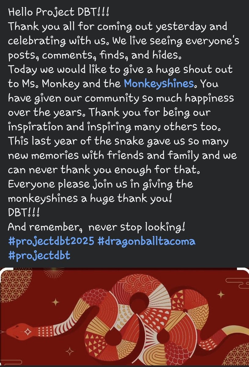 ProjectDBT's tweet image. DBT! 1st round of thank yous are in order! Pls read below! ⬇️ Super special thank you to @TheMsMonkey &amp;amp; Monkeyshines for being our inspiration!👏👏👏🧡💙💚 
#projectdbt2025 #dragonballtacoma2025 #projectdbt 
#dragonballtacoma