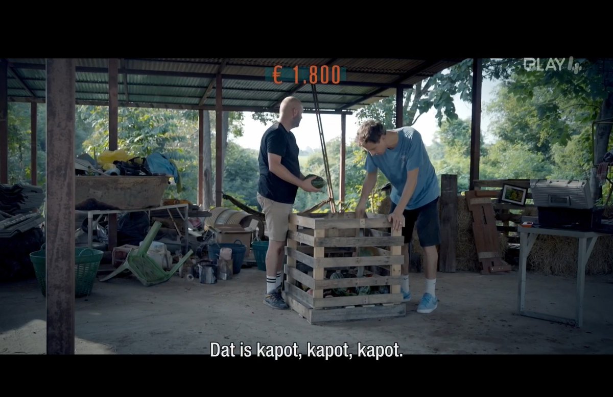 #DeMol
Wie heeft er een Mol nodig wanneer je Jan en Pedro hebt.