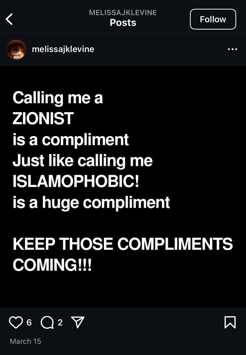 🚨 “Calling me ISLAMOPHOBIC is a huge compliment”

- Dr. Melissa Levine, pediatric dentist and professor at <a href="/TouroDental/">Touro College of Dental Medicine</a> in NY