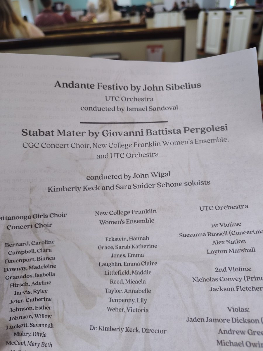 DesiraePR's tweet photo. Supporting my #UTC peeps and the Chattanooga Girls Choir today. The free concert starts at 3 p.m. Come down to First Christian Church to see the performance, if you can! https://t.co/0qrQYMz3KW
