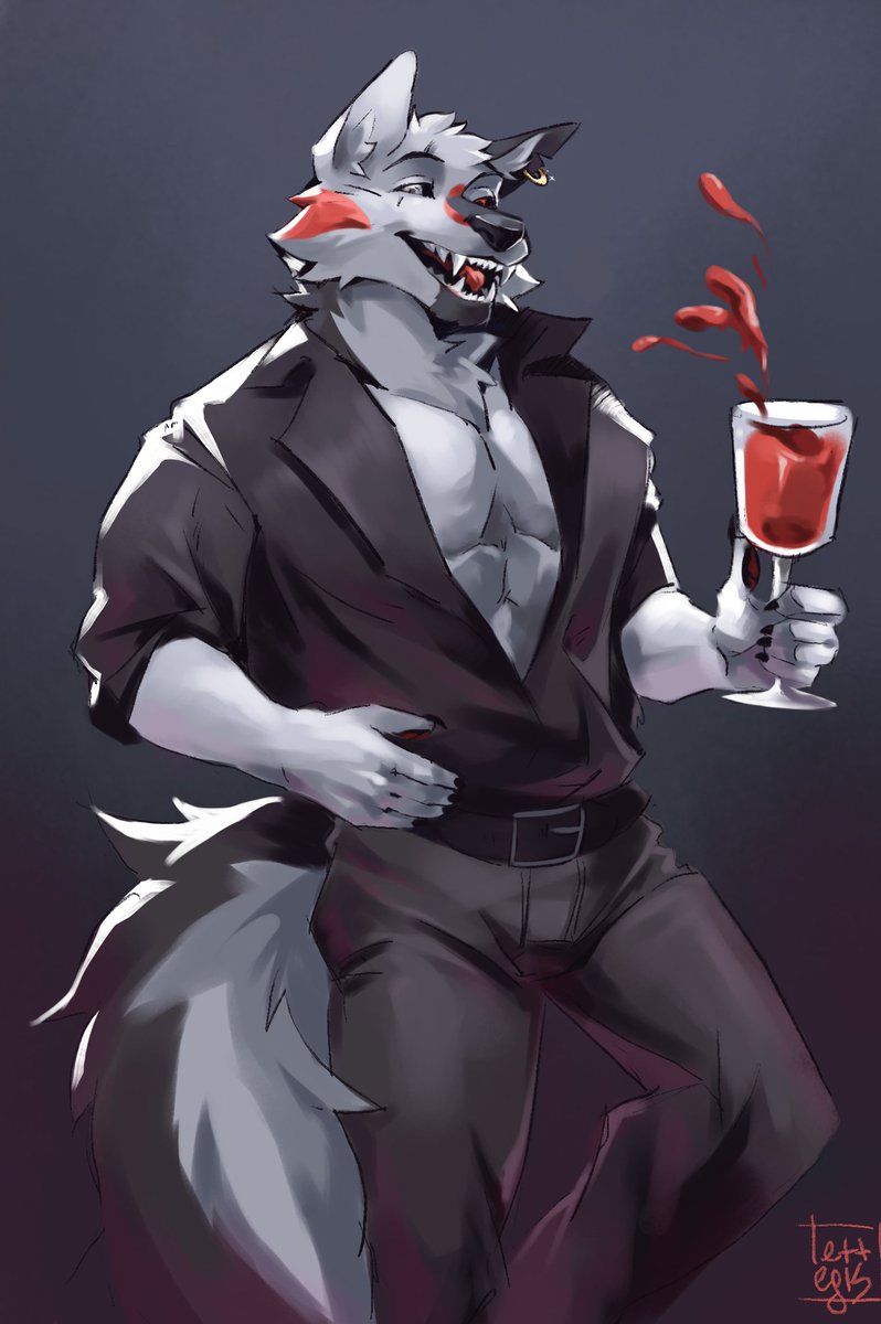 Art with handsome <a href="/DocOHara/">Doc</a> ^^
🍷🐺