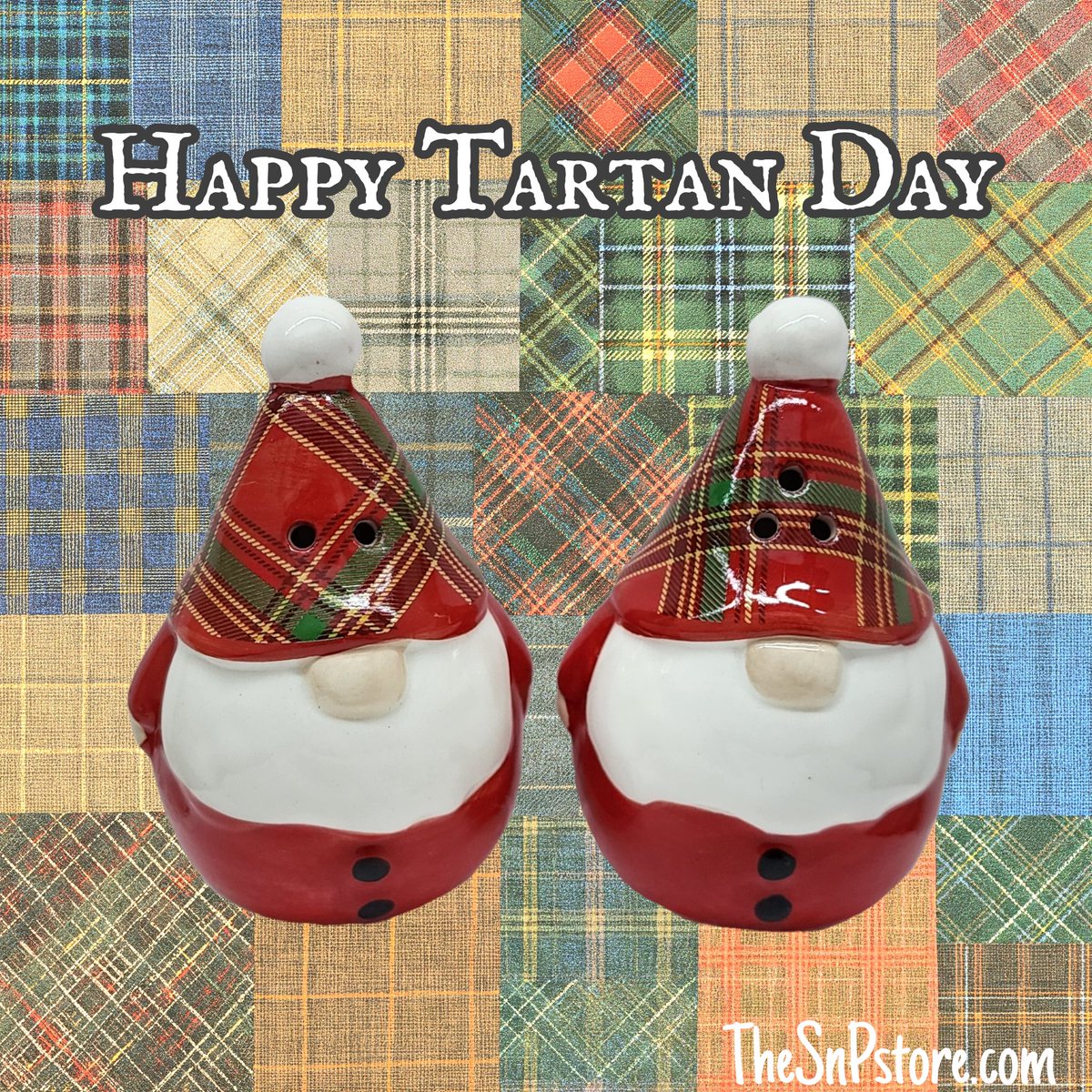 snpmuseum's tweet photo. Tartan Day is held on 4/6, the date on which the Declaration of Arbroath was signed in 1320.
The plaid on the gnome shakers is called Wallace Plaid. Specifically, it is the Wallace Modern or Wallace Red Modern
There are over 7,000 unique tartans on record https://t.co/RuwClTgS2b