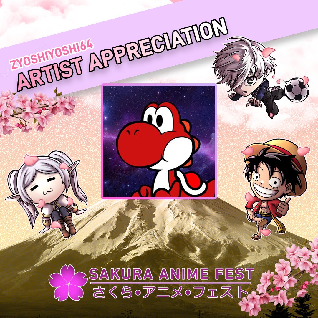 SakuraAnimeFest's tweet photo. 🌸Thank you Yoshi🖌️

Huge shoutout to the amazing artist that worked with us this year @ZYoshiYoshi64 🎨

Yoshi is the very talented individual behind so many fantastic artworks and animations especially in the Omega Strikers scene definitely make sure to check them out!! 🩵 https://t.co/8jbskvISsb