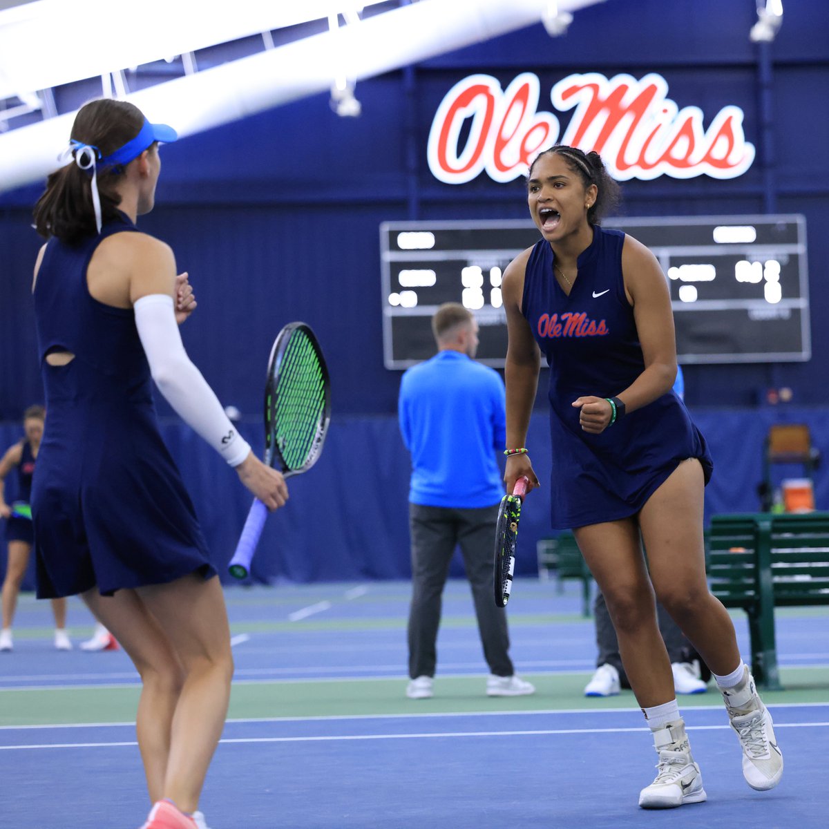 SECURED. 🤫

Rebs take the doubles point!!
