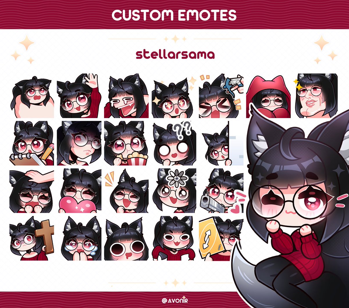 Avonir 🌸 comms open tweet media