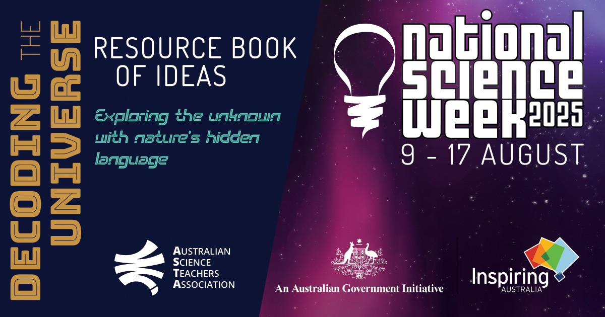 🚀 Unlock the Secrets of the Universe! 🔬📖

The 2025 National Science Week Schools Resource Book is here! Explore maths &amp; quantum science with hands-on activities, curriculum-aligned lessons &amp; more.

📥 Download FREE: 🔗 asta.edu.au/science_resour…

#NationalScienceWeek #STEM