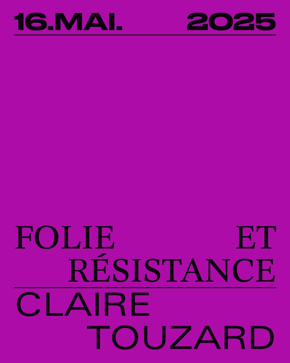 💥 À paraître le 16 mai 2025 : « Folie et résistance » de Claire Touzard aux éditions divergences !