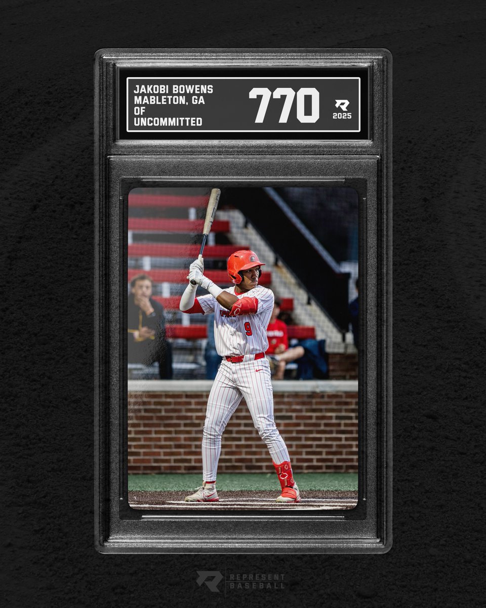 770 x <a href="/JakobiBowens/">Jakobi Bowens</a> x <a href="/RepresentBSB/">REPRESENT BASEBALL</a> 

#770Represent
#RepresentTheCode

representthecode.com