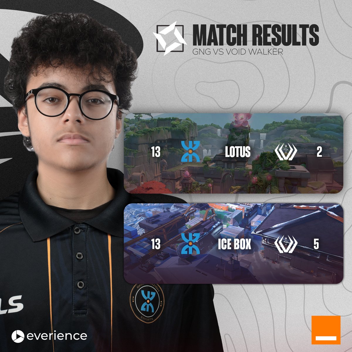 GnG Esports (@sportsgng) on Twitter photo We came in prepared and left no room for doubt ๐คซ2-0 victory vs Void Walkers. Next.
#GnGAmazigh | #G4Greatness | <a href="/OrangeTN/">Orange Tunisie</a> We came in prepared and left no room for doubt ๐คซ2-0 victory vs Void Walkers. Next.
#GnGAmazigh | #G4Greatness | <a href="/OrangeTN/">Orange Tunisie</a>