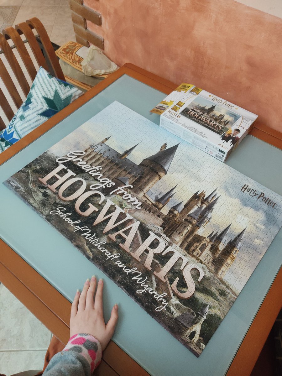 After hours and hours of working on this, I finished this BIG BOY! 
...Not gonna lie I am tempted to just break it and start all over again, I just love doing jigsaw puzzles... Am I the only one???