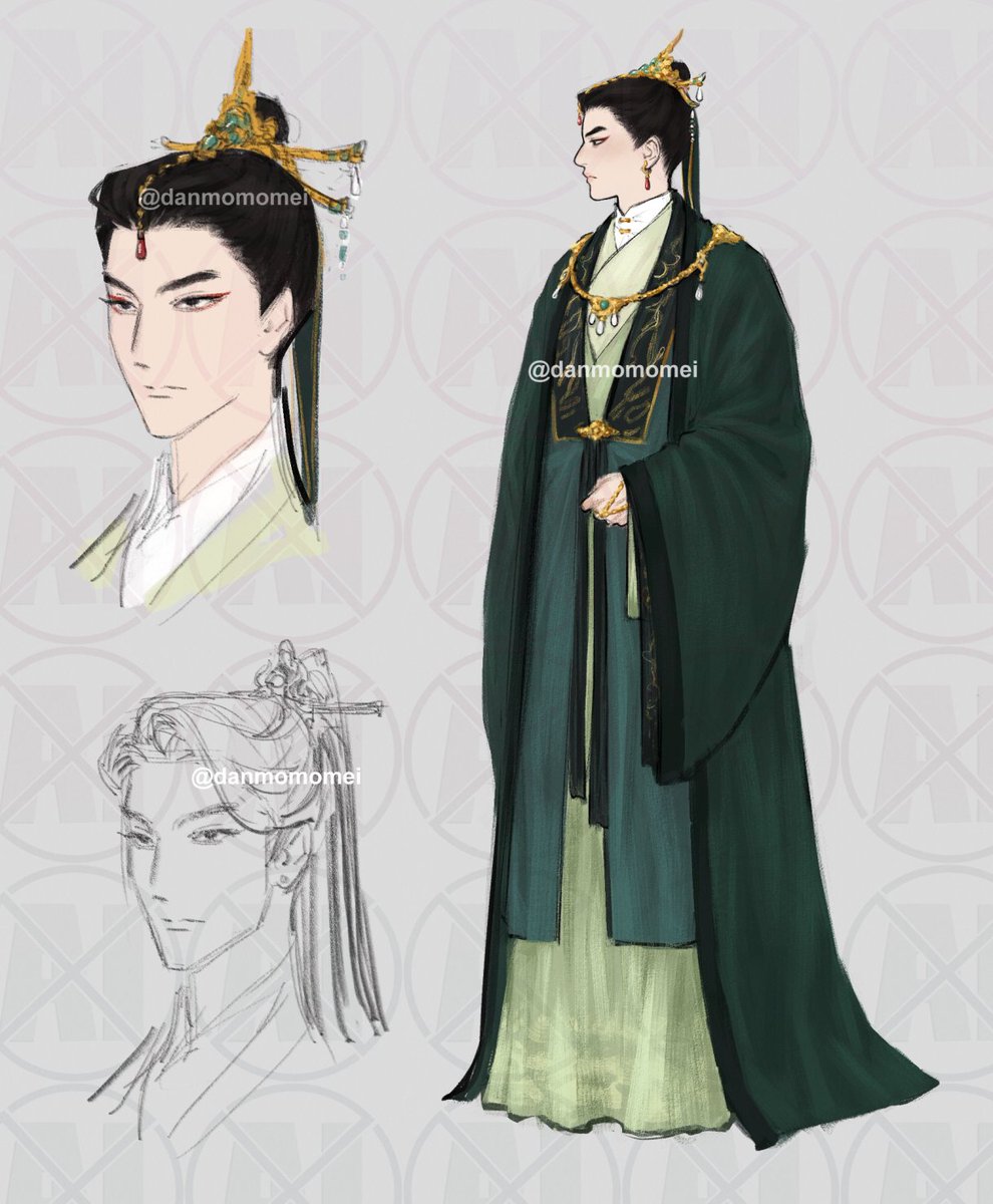 danmomomei's tweet photo. and my peak lord ming fan design becus i like him :) https://t.co/DmV4gk1BIT
