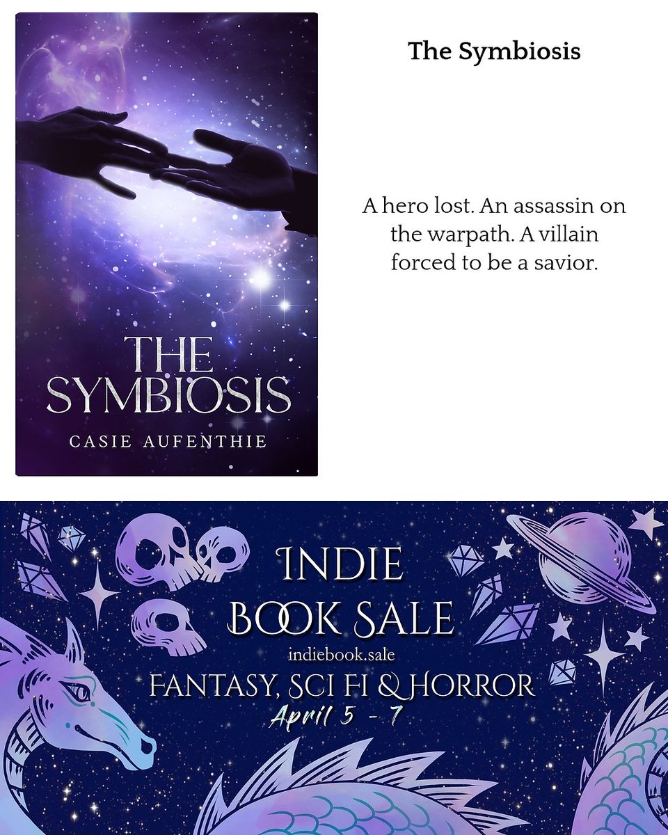 The big indie sale is still happening! Check out all the great books at discounted prices:

Mine: mybook.to/TheSymbiosis

The sale:indiebook.sale