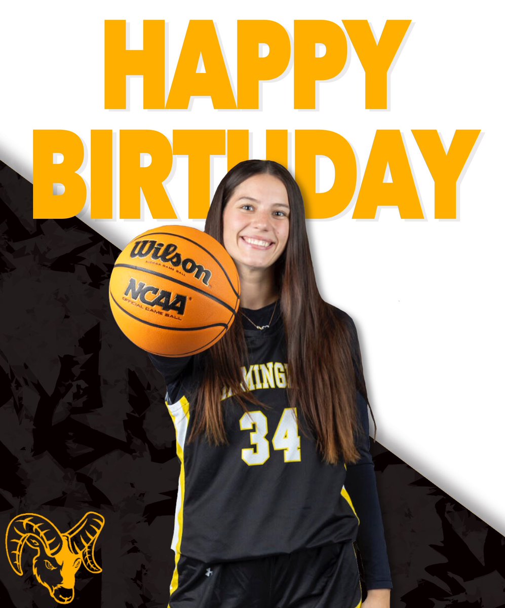 Happy birthday Abby! Your #fRAMily🐏🏀 hopes you have an amazing day! 🥳💛