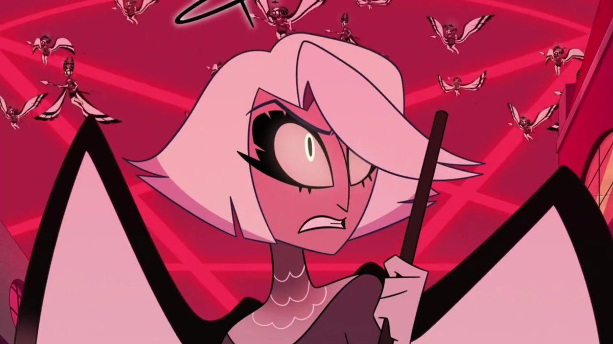 I know some people are upset that a particular person was used in this clip and that they would never be redeemed but consider this:

Vaggie was an exorcist who participated in exterminations/g***ocides. Yet, the narrative insisted that she’s capable of being redeemed too.