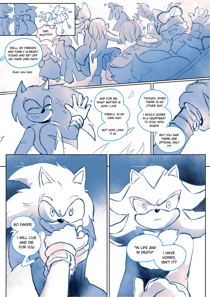 Part 1 Final Arc of my #sonadowfankid AU, take place after they reveal the plan to Shadow
❗️unhinged, and since it's #sonadow-centric so even more OOC
(speedrun-ing final part, hopefully like some hr after this one live)