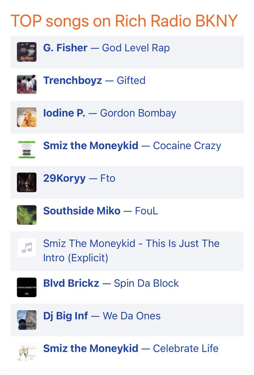 MrProfessionalTheAlbum (@immrprothealbum) on Twitter photo S/O to <a href="/onlineradiobox/">OnlineRadioBox</a> for the analytics 🙌 <a href="/RichRadioBKNY/">Rich Radio BKNY</a> got <a href="/smizthemoneykid/">Smiz The Moneykid #MrImSoIndie #ImStreaming</a> looking real good in that🔝 song rotation! S/O to <a href="/onlineradiobox/">OnlineRadioBox</a> for the analytics 🙌 <a href="/RichRadioBKNY/">Rich Radio BKNY</a> got <a href="/smizthemoneykid/">Smiz The Moneykid #MrImSoIndie #ImStreaming</a> looking real good in that🔝 song rotation!