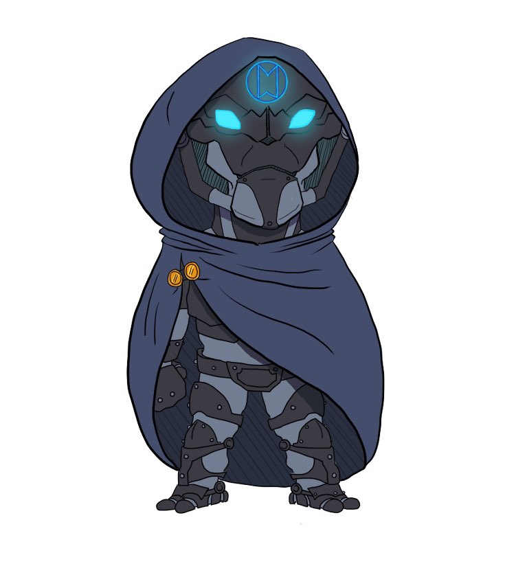 RiskyBishop's tweet photo. Chibi commission 3/5 https://t.co/IlRQGBede1
