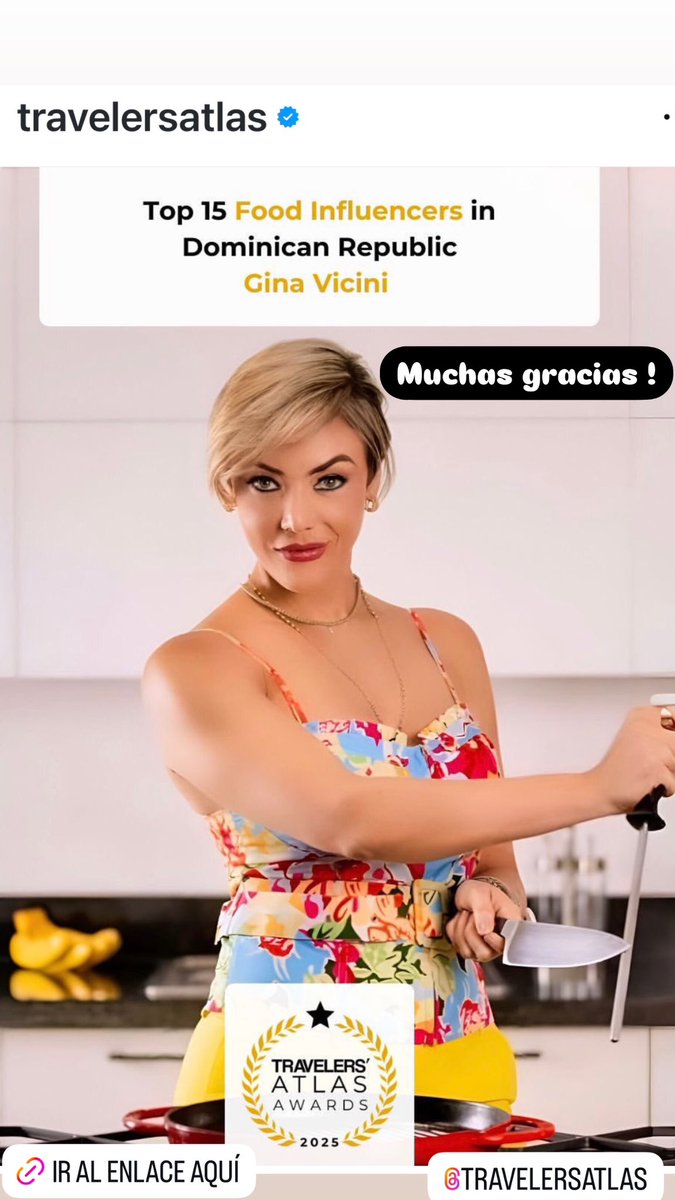 ginavicini76's tweet photo. Gracias a Travelersatlas por este honor. Con gran entusiasmo y pasión seguiremos brindando contenido gastronómico para todos. La cocina nos une! https://t.co/hFWsAI0BSq