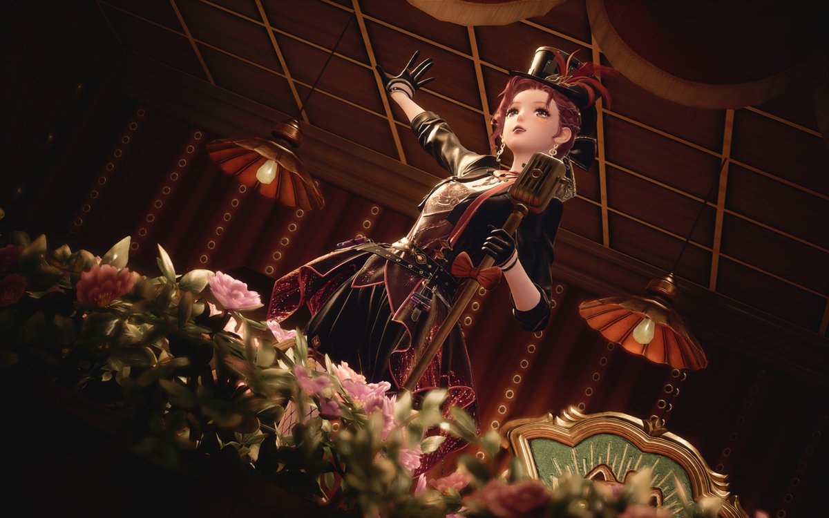 hummingsylph's tweet image. made a burlesque-ish nikki in #InfinityNikki with @raineseance ❤️

that's our daughter Cherry Colette 🍒✨