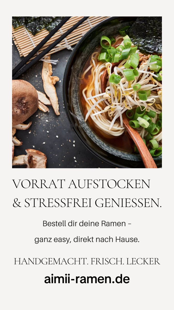 Jetzt bestellen, bevor es zu spät ist 🍜😫aimii-ramen.de  #ramen #frozenramen #healthyfastfood