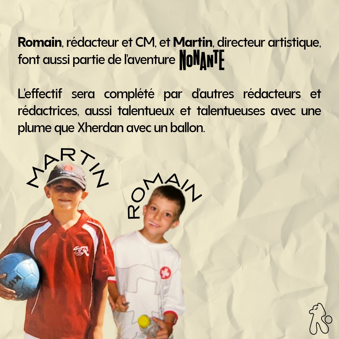 nonantemag's tweet photo. Découvrez l'équipe nonante. https://t.co/I5IcsgsCzD