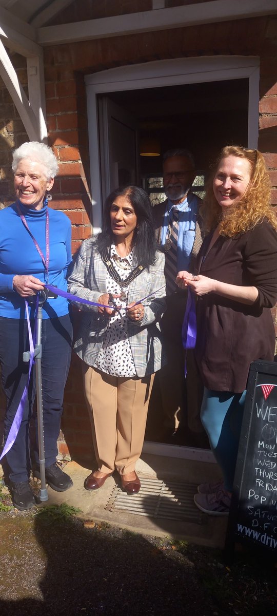 Deputy Mayor Mandy Brar at the opening of the Driven Forward Community Fridge at St Agnes in St Leonard’s Road, Windsor <a href="/DrivenForward1/">Driven Forward Community Fridge</a>