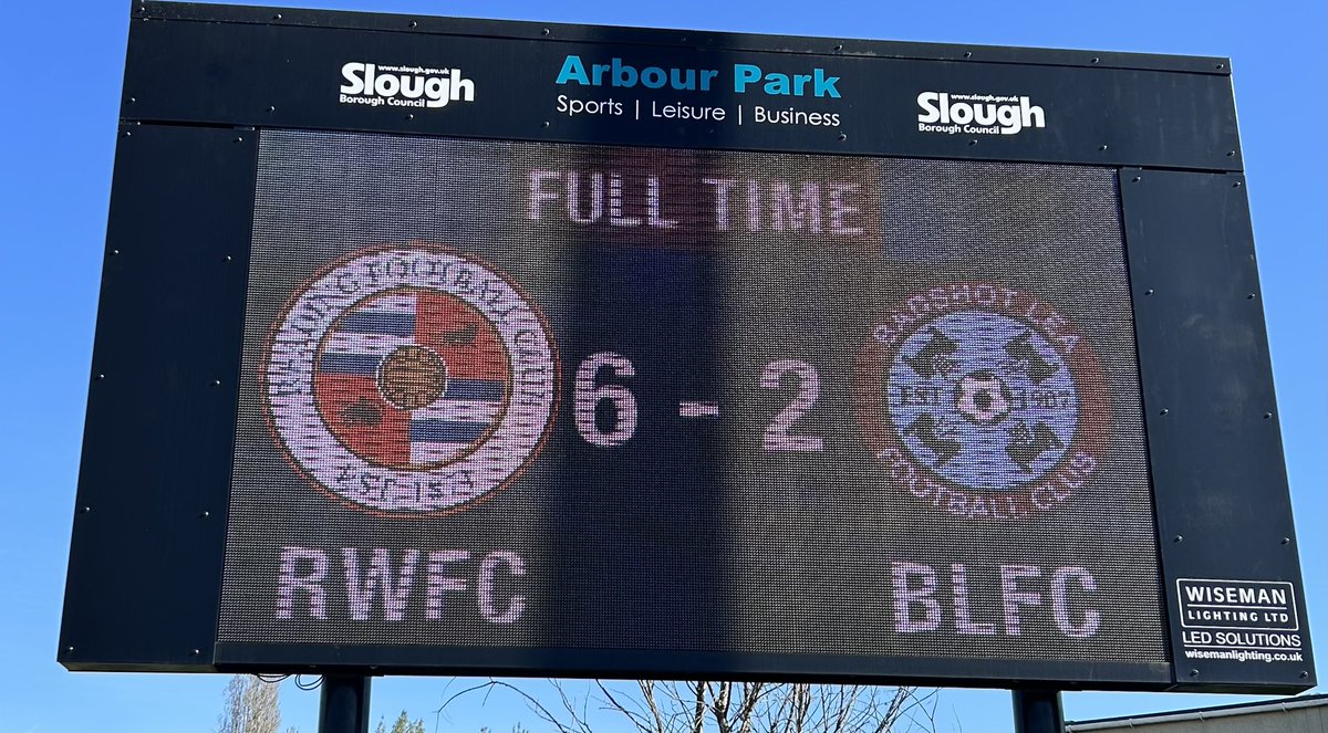 ReadingFCWomen's tweet photo. Full time!!

What a win! Six of the best for the Royals thanks to a Lucy Bolitho hattrick, two from Mia Bradley and an own goal!! https://t.co/sBvFDj9Wdl