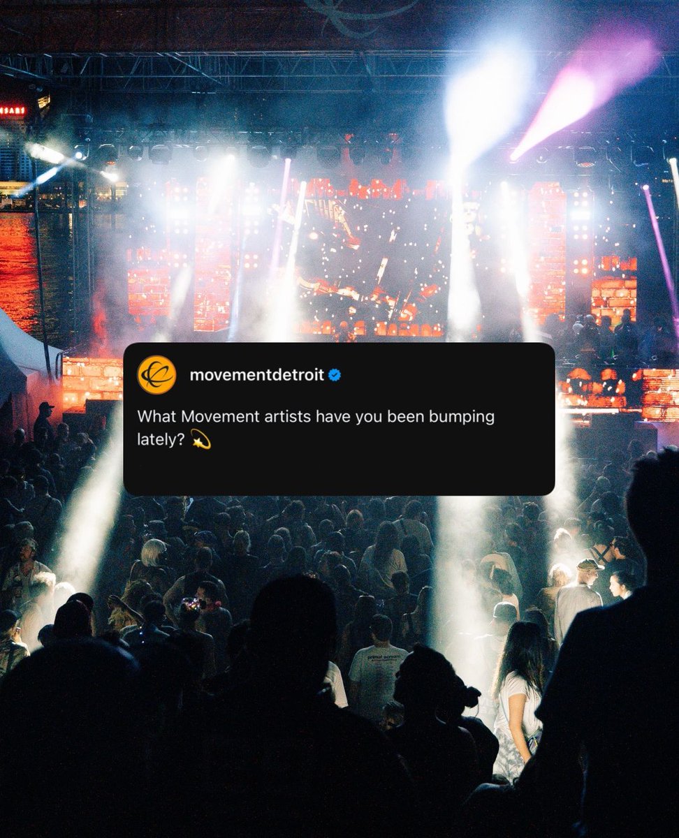 Drop the Movement 2025 artists you’ve been vibing to lately! 👇