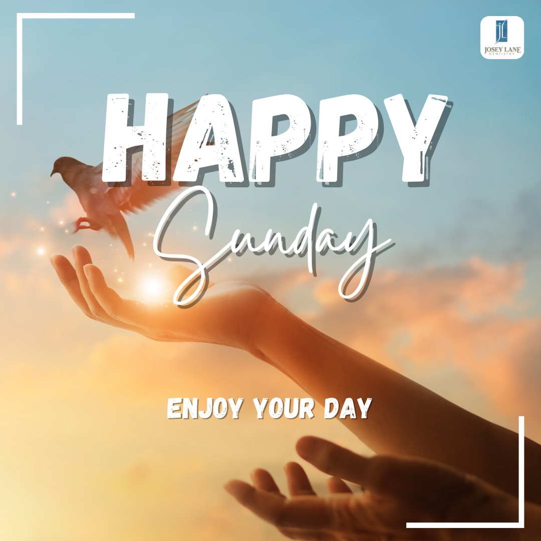 JoseyLane1's tweet photo. Wishing you a Happy Sunday from Josey Lane Dentistry. Take a moment to relax and enjoy nature today. A peaceful walk in the park or a quiet moment with a good book can make all the difference. Let us know how you are spending your day. https://t.co/EFHZlg0QkF