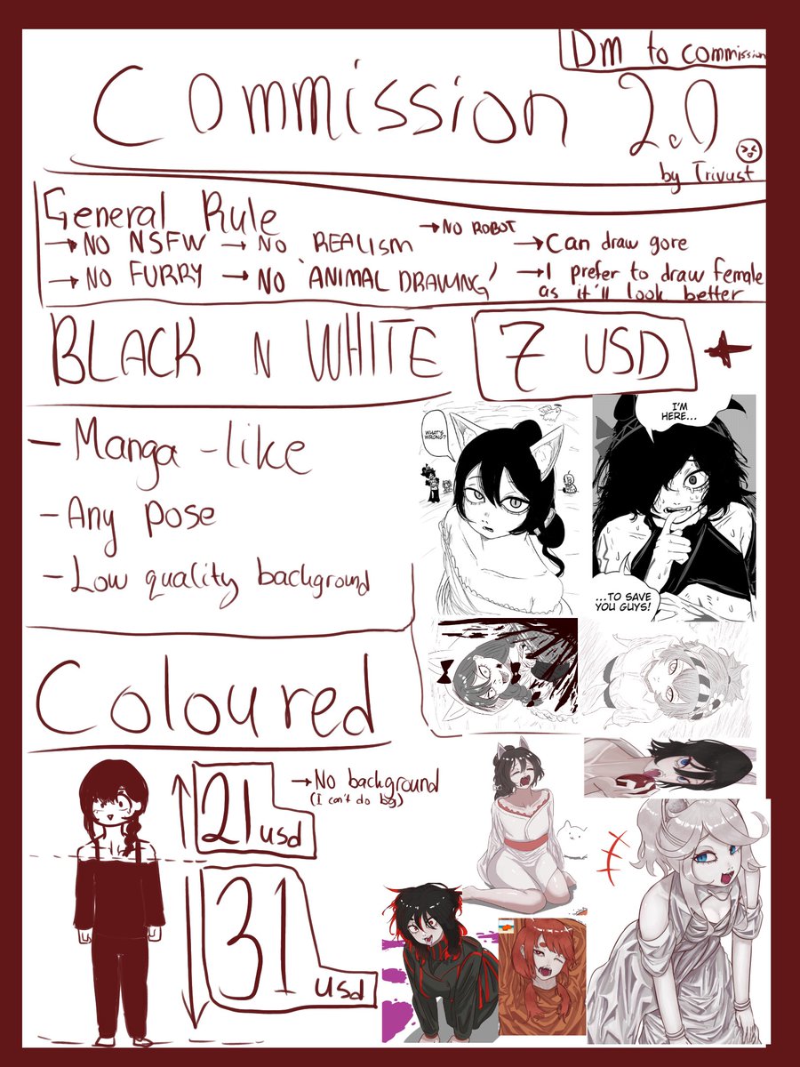 Twovust's tweet image. New commission thing, I鈥檒l start it tomorrow. Dm to commission 馃憤