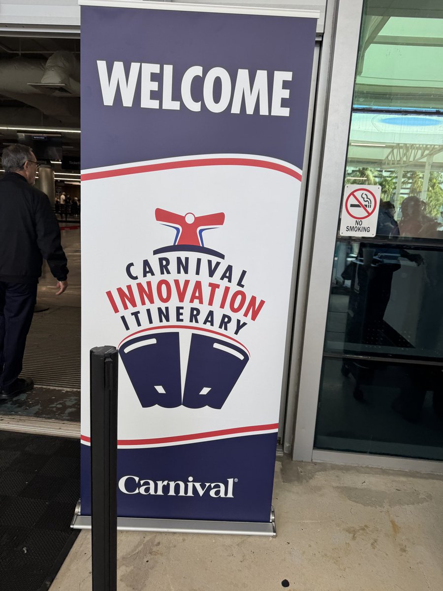 CruiseRadio's tweet photo. Carnival invited us to Miami for a big reveal that’s being held on Carnival Celebration — and from the looks of it, something new is coming. #cruise https://t.co/bDi6ZWLxdu