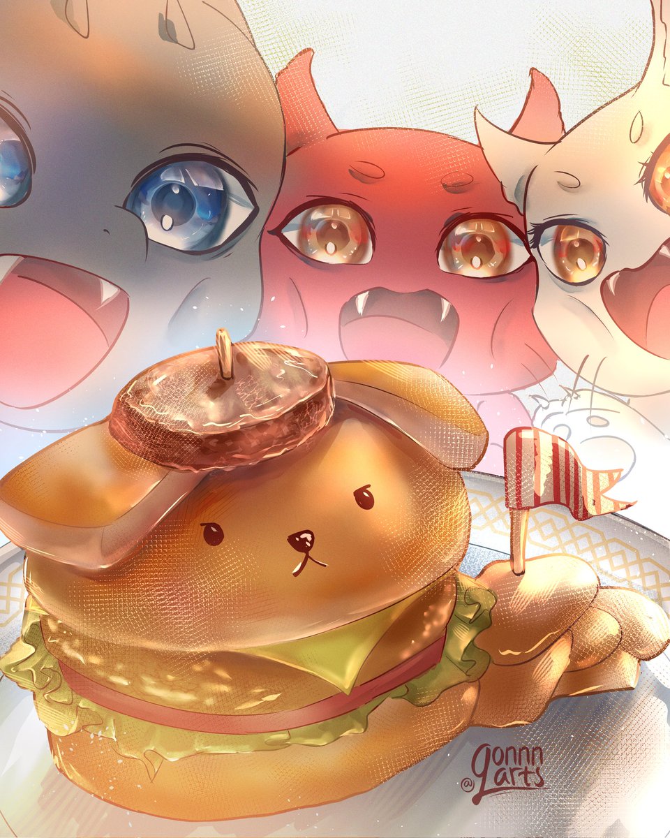 qonnnarts's tweet image. &quot;Enjoy the meal&quot; 😋🥪
Sandwich 
#ThanksYRH_7YearsLCF #백망되 
#백망되7주년_케일_7년근속_축하해